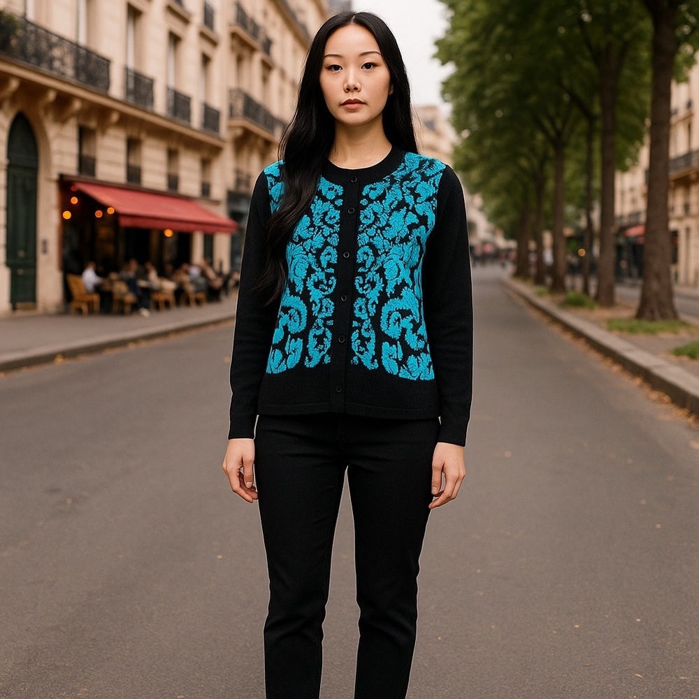 August Silk sweater size XL